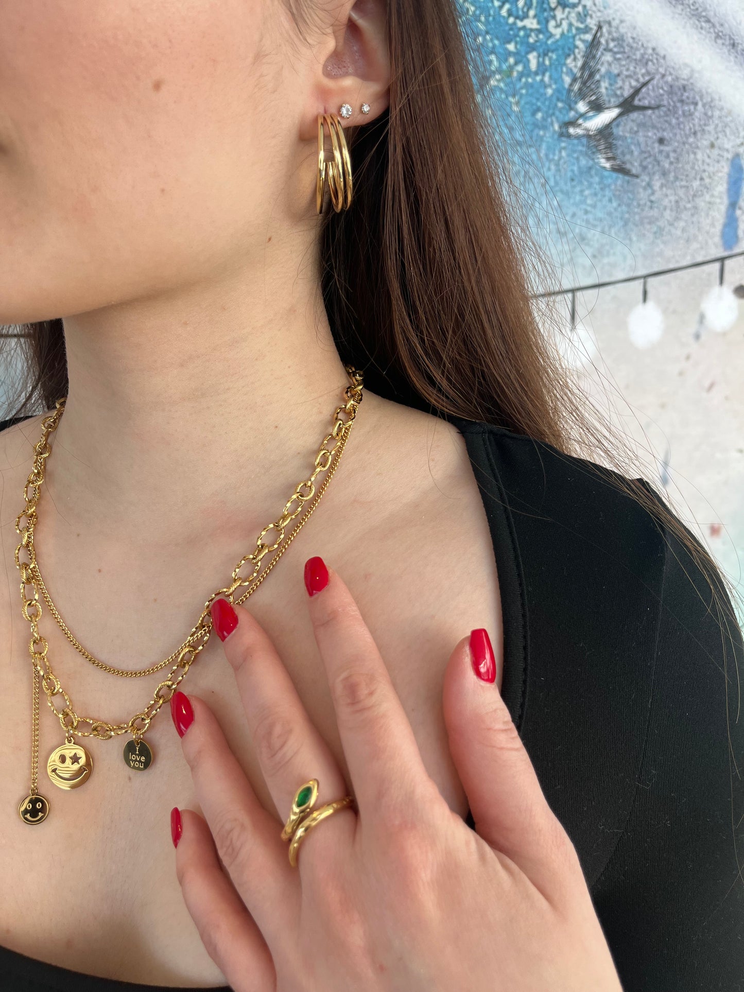 Boucles d'oreilles Claire